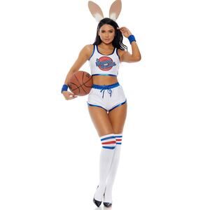 NEW Forplay Space Jam Bunny Lola Bunny Squad Baller Costume Size Medium Large